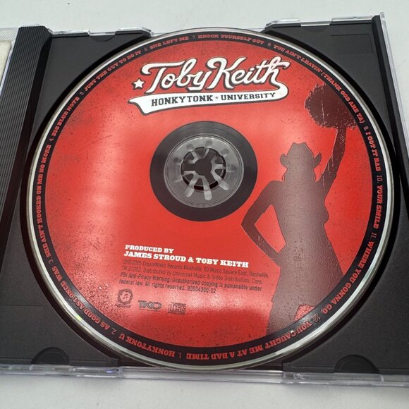 Toby Keith Honkytonk University CD 2005 DreamWorks Nashville Country Album - Picture 3 of 4